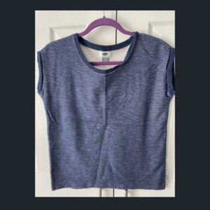 Short sleeve workout sweatshirt